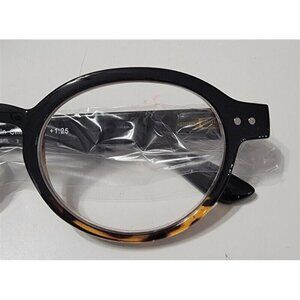 NWT EyeKepper Brown Ombre Tortoiseshell Round 1.25 Reading Glasses 115216